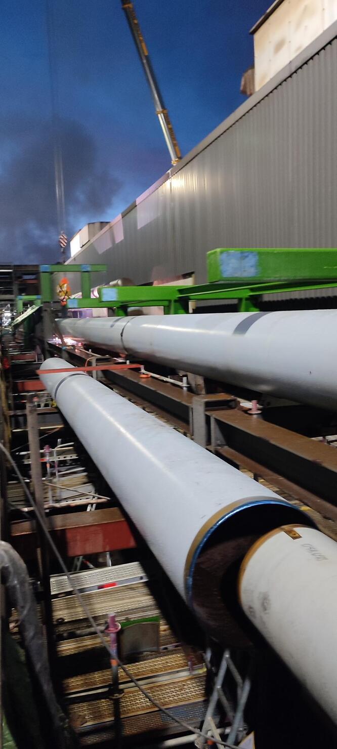 Rohrbrücke und Leitungsbau